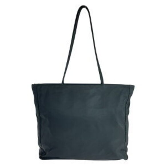 Prada Tessuto triangular logo plate black nylon shoulder bag - Picture 2 of 10